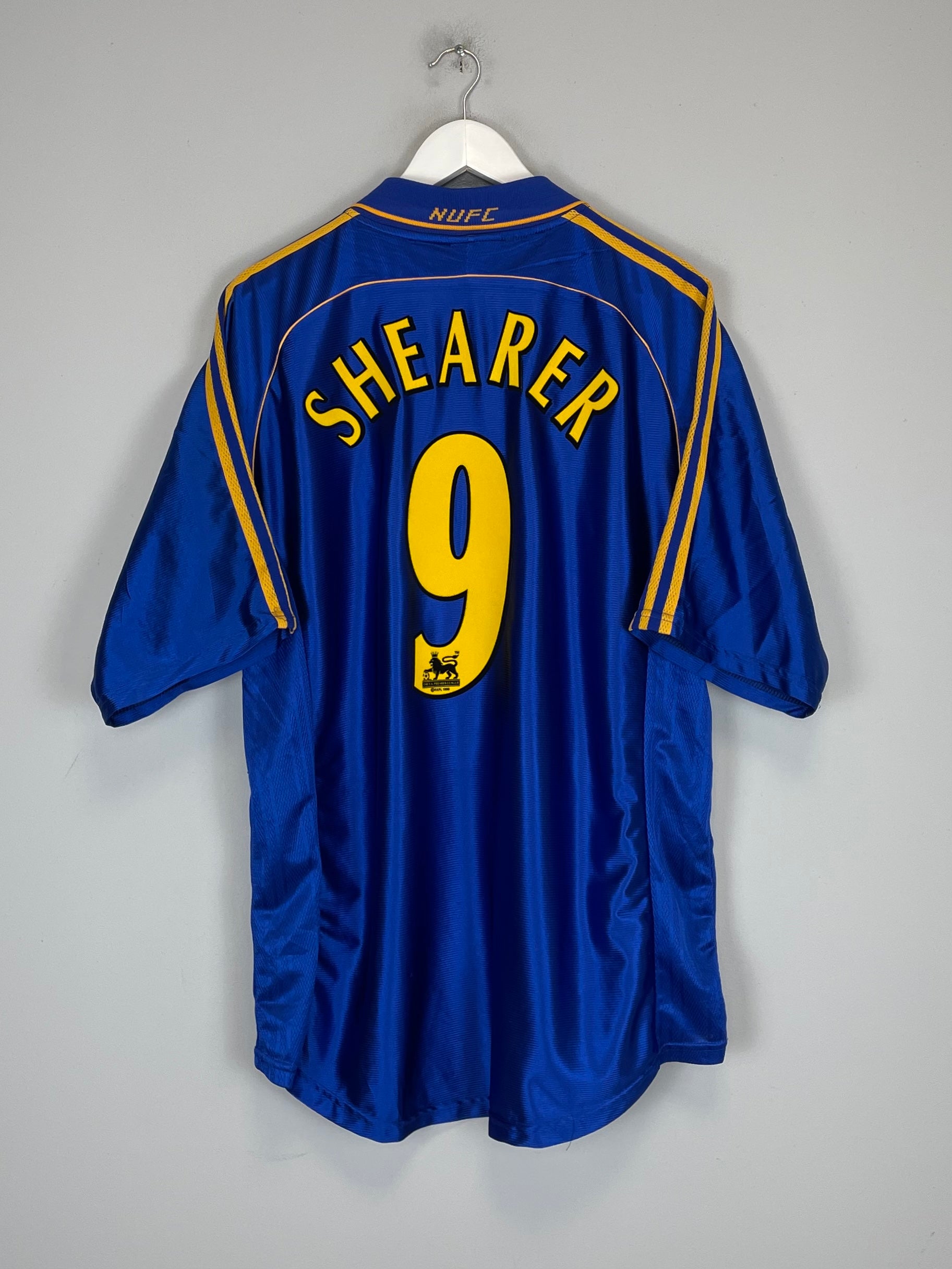 Shop 1998/00 NEWCASLTE UNITED SHEARER #9 AWAY SHIRT (XL) ADIDAS, classic football shirts, vintage football shirts & retro soccer jerseys at Cult Kits
