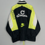 Shop 1996/97 DORTMUND RAIN JACKET (XL) NIKE, classic football shirts, vintage football shirts & retro soccer jerseys at Cult Kits