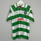 Shop 1991/92 CELTIC *SQUAD SIGNED* BNWT HOME SHIRT (L) UMBRO, classic football shirts, vintage football shirts & retro soccer jerseys at Cult Kits