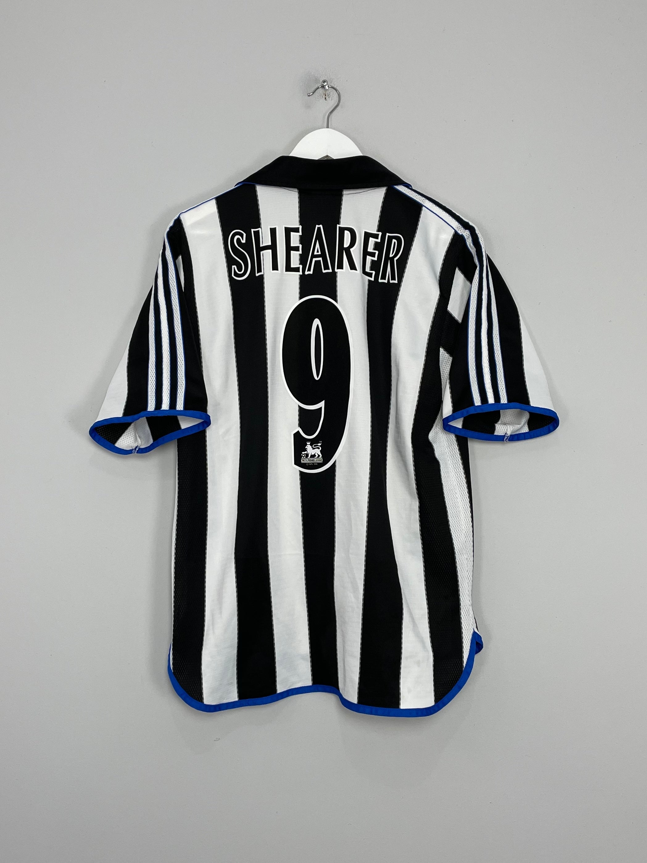 Shop 1999/00 NEWCASTLE SHEARER #9 HOME SHIRT (M) ADIDAS, classic football shirts, vintage football shirts & retro soccer jerseys at Cult Kits