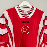 Shop 1996/97 TURKEY HOME SHIRT (XL) ADIDAS, classic football shirts, vintage football shirts & retro soccer jerseys at Cult Kits