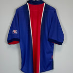 Shop 1998/99 PSG HOME SHIRT (XL) NIKE, classic football shirts, vintage football shirts & retro soccer jerseys at Cult Kits