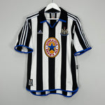 Shop 1999/00 NEWCASTLE SHEARER #9 HOME SHIRT (M) ADIDAS, classic football shirts, vintage football shirts & retro soccer jerseys at Cult Kits