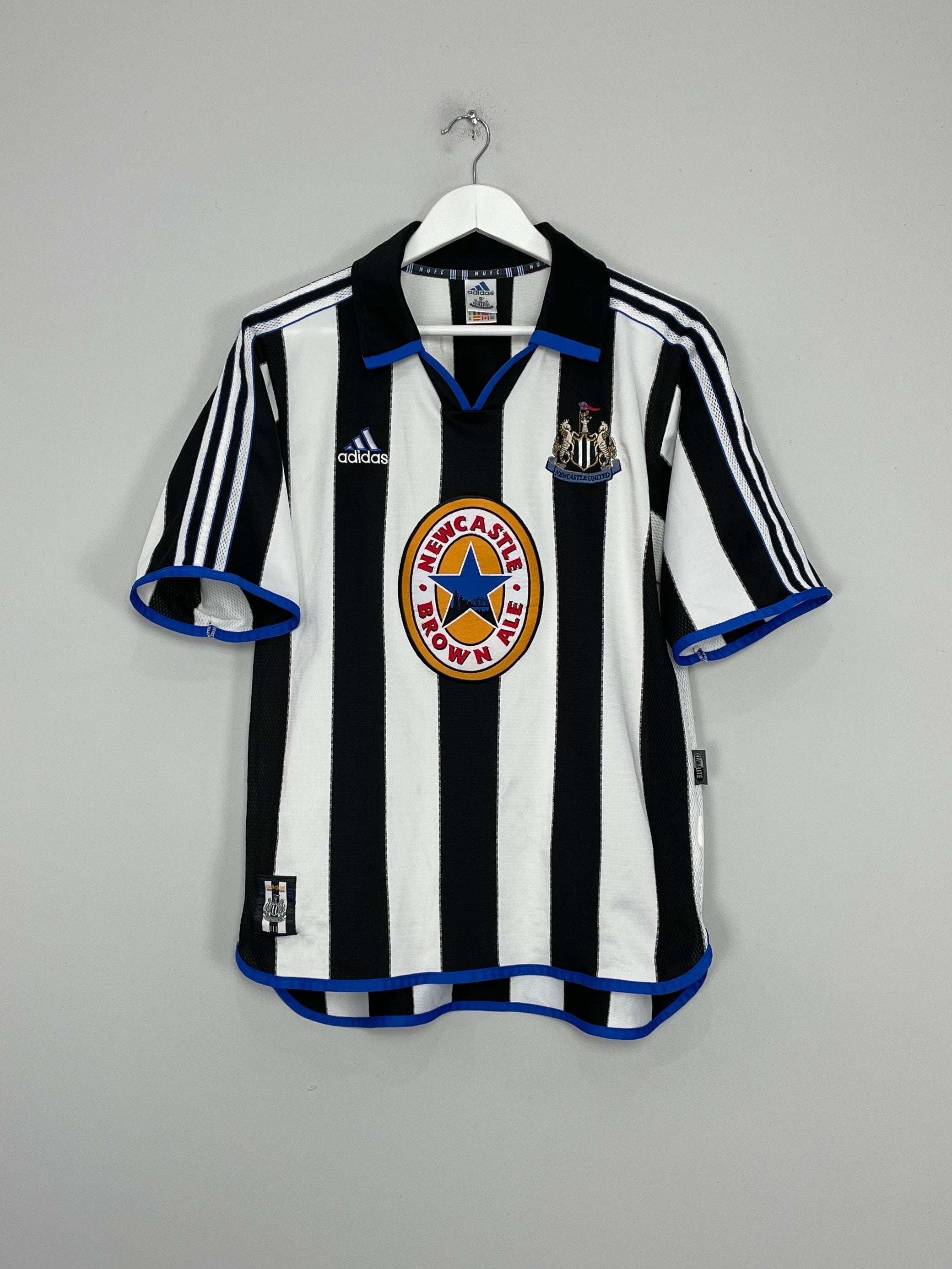 Shop 1999/00 NEWCASTLE SHEARER #9 HOME SHIRT (M) ADIDAS, classic football shirts, vintage football shirts & retro soccer jerseys at Cult Kits