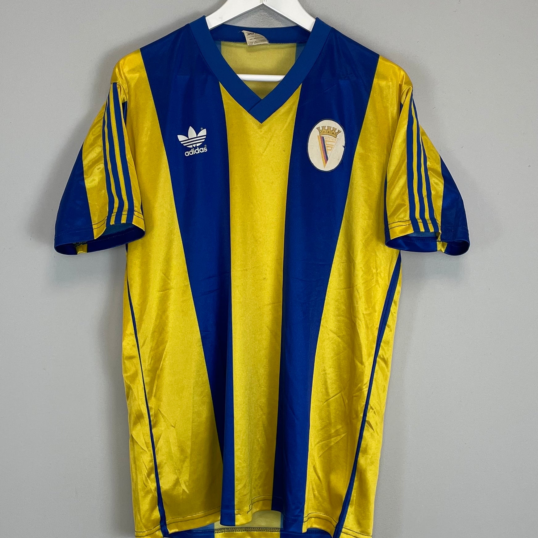 Shop 1987/91 ATLETICO CLUBE DE PORTUGAL #6 *MATCH WORN* HOME SHIRT (L) ADIDAS, classic football shirts, vintage football shirts & retro soccer jerseys at Cult Kits