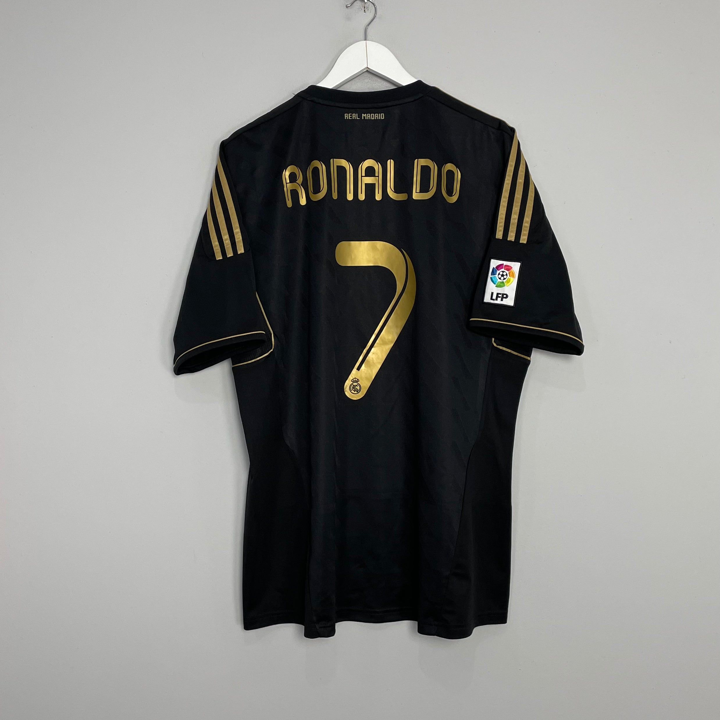 Shop 2011/12 REAL MADRID RONALDO #7 AWAY SHIRT (XL) ADIDAS, classic football shirts, vintage football shirts & retro soccer jerseys at Cult Kits