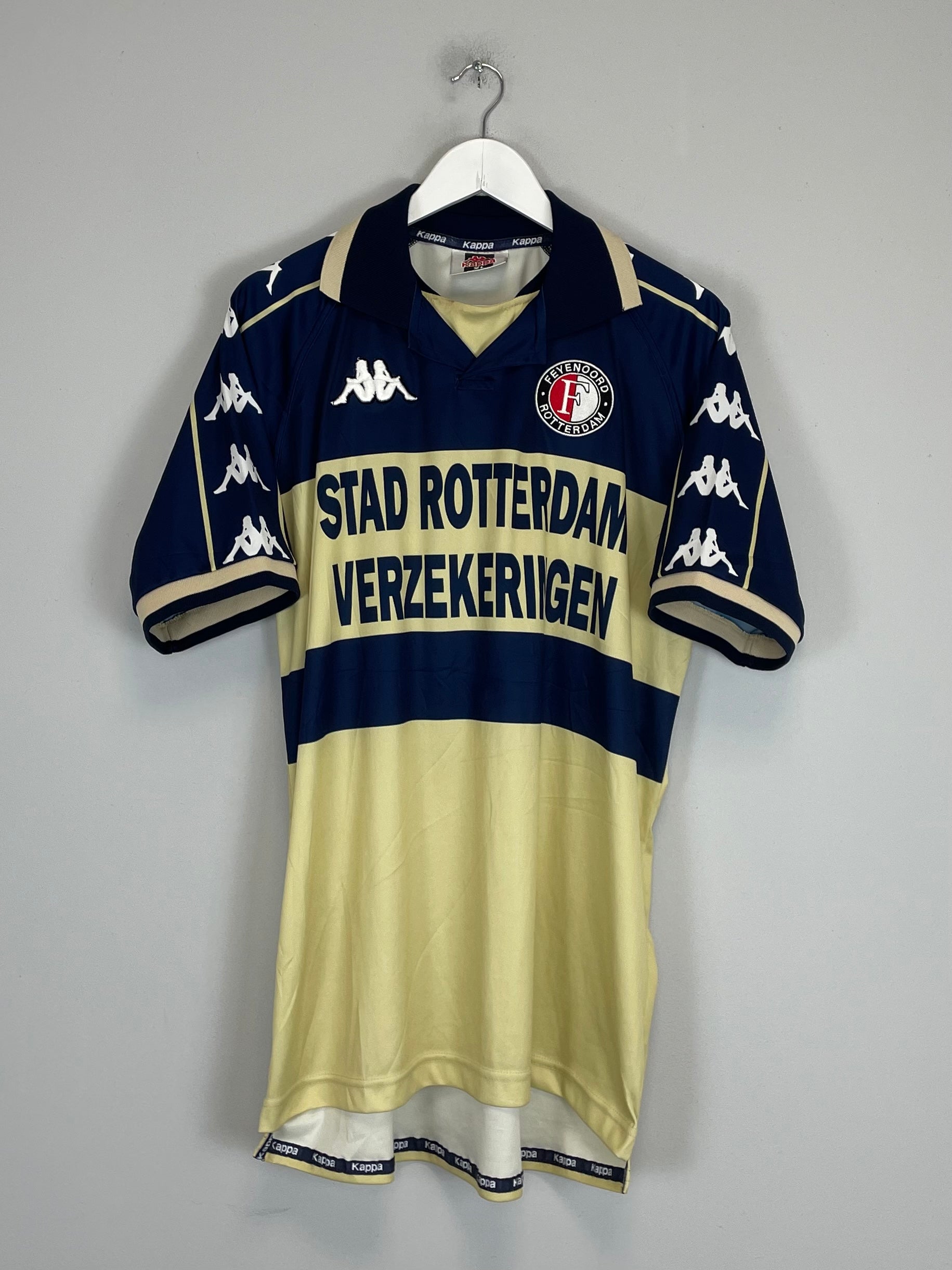 Shop 2000/01 FEYENOORD AWAY SHIRT (XL) KAPPA, classic football shirts, vintage football shirts & retro soccer jerseys at Cult Kits