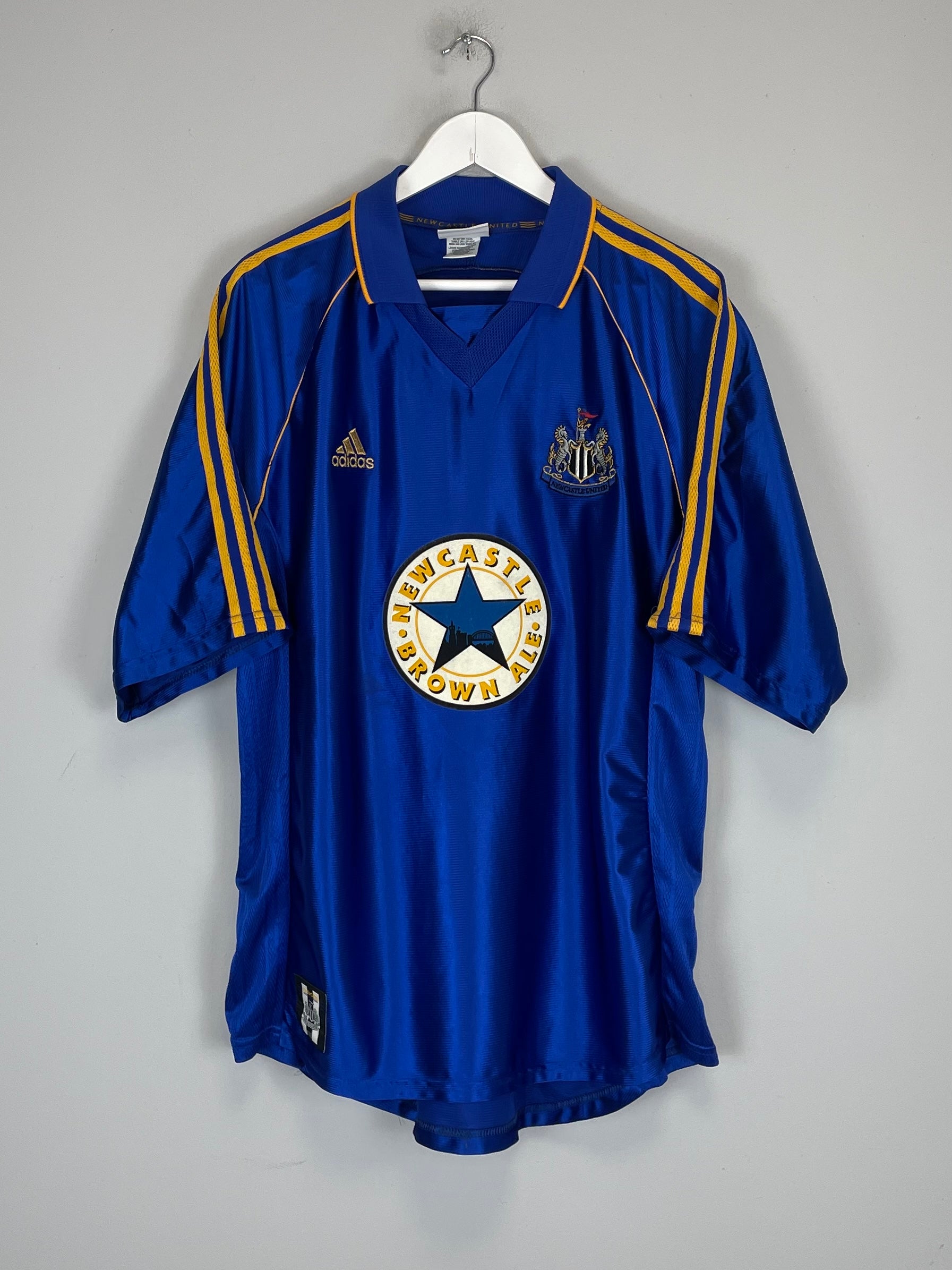 Shop 1998/00 NEWCASLTE UNITED SHEARER #9 AWAY SHIRT (XL) ADIDAS, classic football shirts, vintage football shirts & retro soccer jerseys at Cult Kits