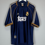Shop 1998/00 REAL MADRID R.CARLOS #3 AWAY SHIRT (XL) ADIDAS, classic football shirts, vintage football shirts & retro soccer jerseys at Cult Kits