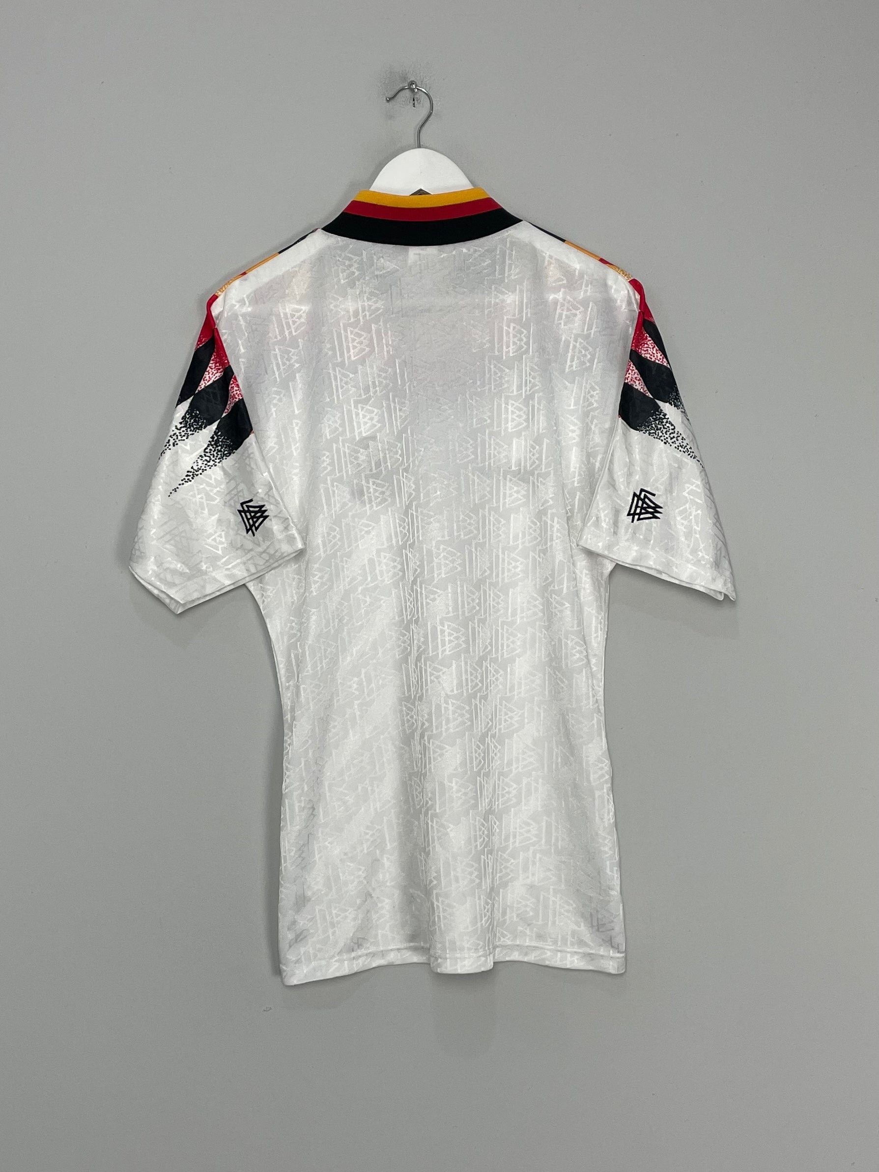 Shop 1994 GERMANY HOME SHIRT (M) ADIDAS, classic football shirts, vintage football shirts & retro soccer jerseys at Cult Kits