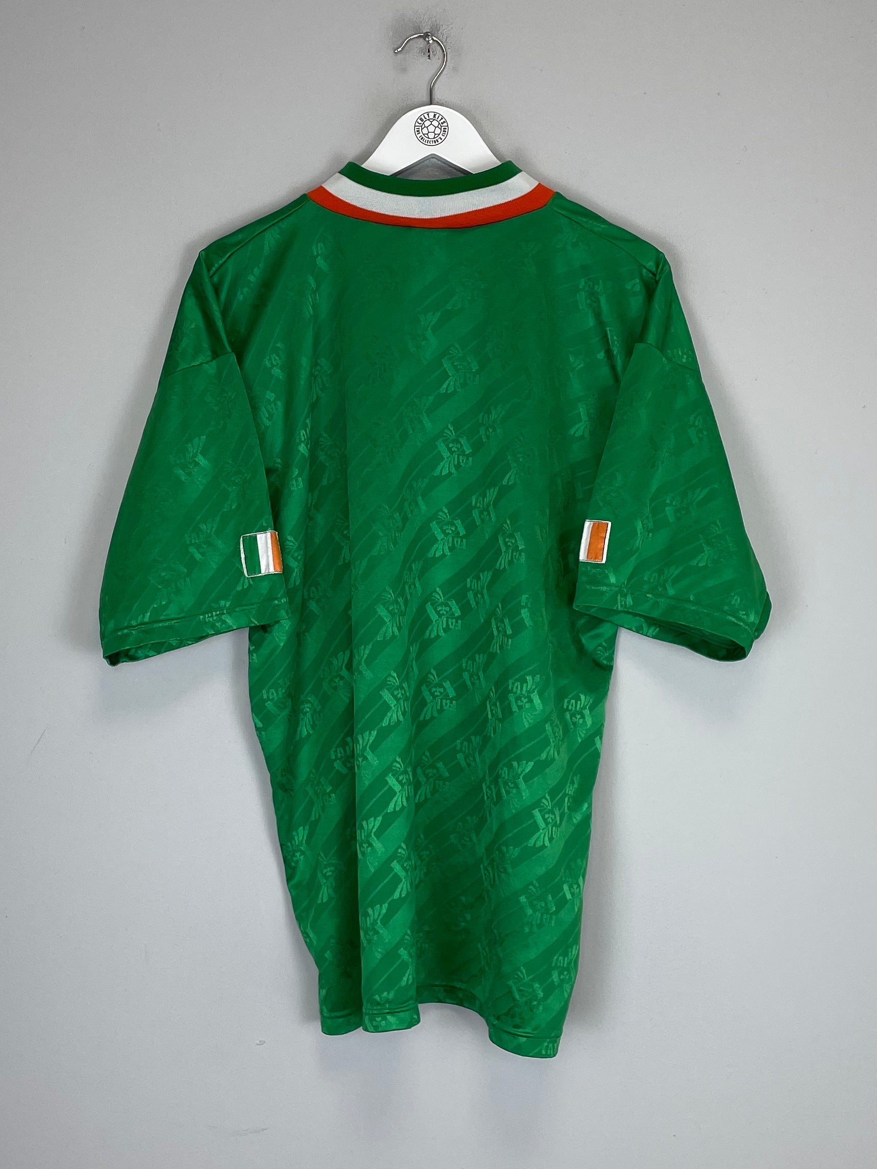Shop 1994 IRELAND HOME SHIRT (XL) ADIDAS, classic football shirts, vintage football shirts & retro soccer jerseys at Cult Kits