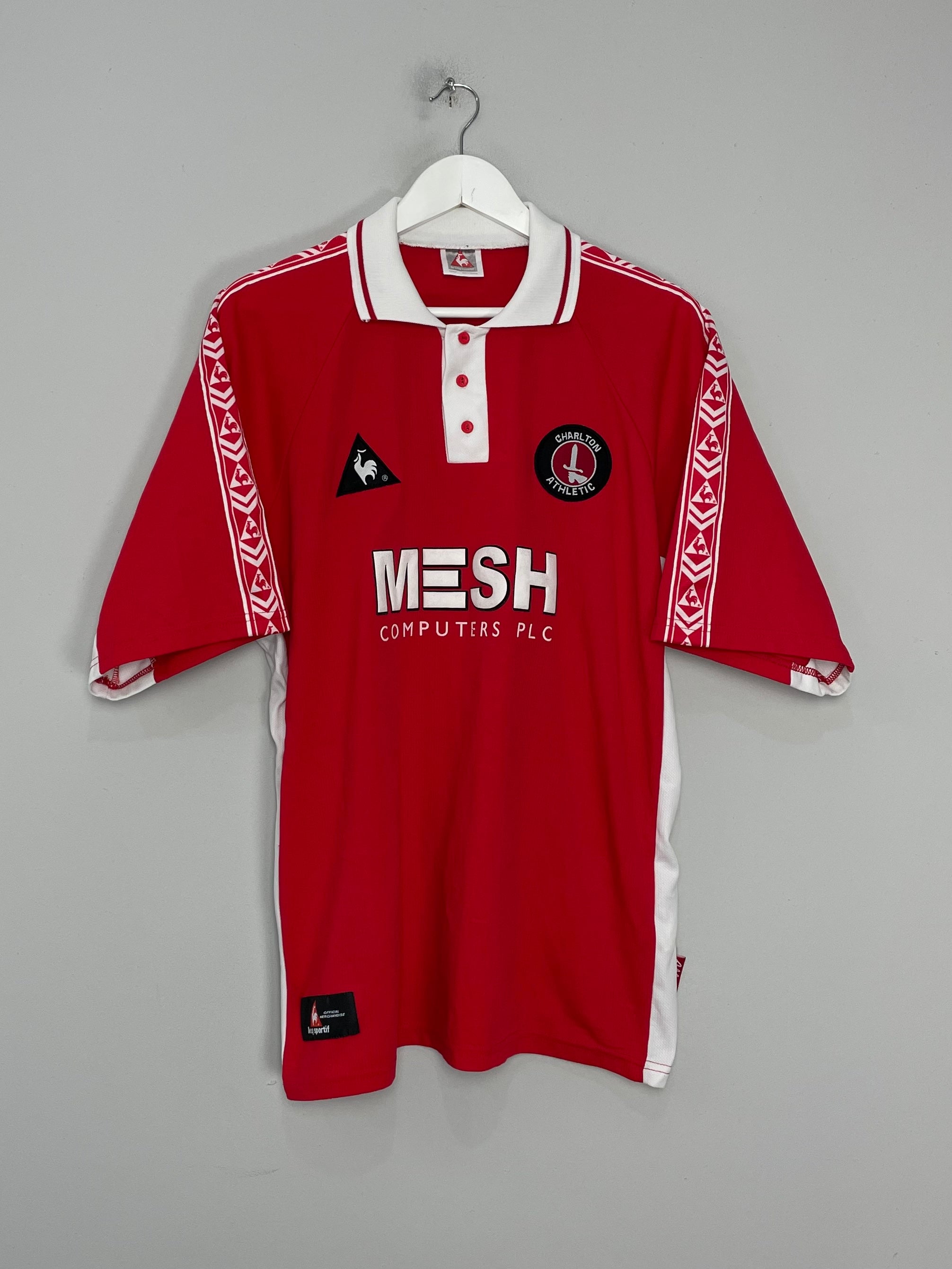 Shop 1998/99 CHARLTON ATHLETIC HOME SHIRT (L) LE COQ, classic football shirts, vintage football shirts & retro soccer jerseys at Cult Kits