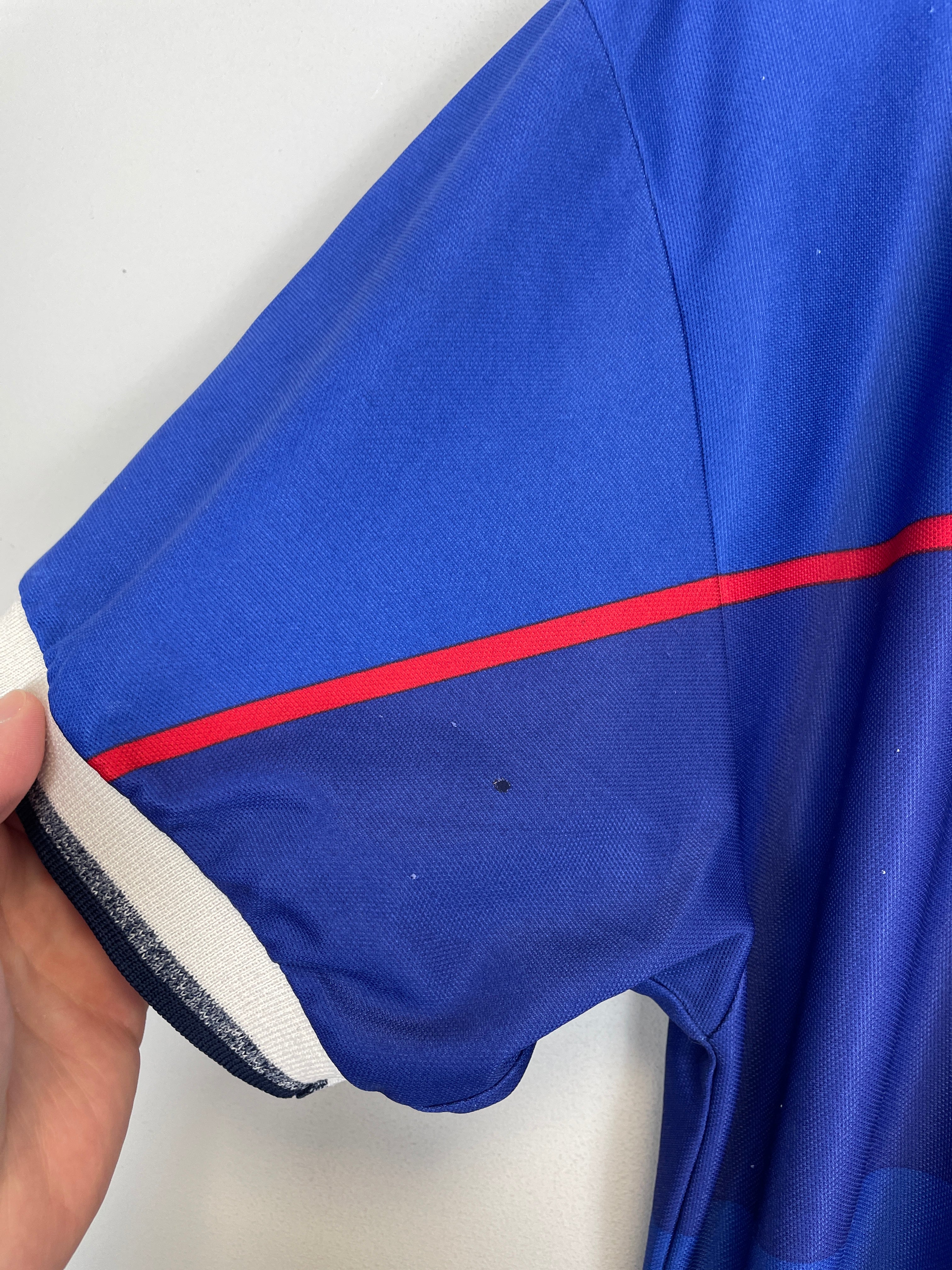 Shop 1997/99 RANGERS GASCOIGNE #8 HOME SHIRT (L) NIKE, classic football shirts, vintage football shirts & retro soccer jerseys at Cult Kits