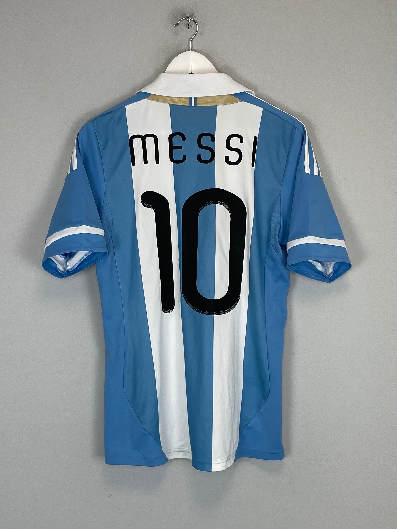 Shop 2011/12 ARGENTINA MESSI #10 HOME SHIRT (S) ADIDAS, classic football shirts, vintage football shirts & retro soccer jerseys at Cult Kits