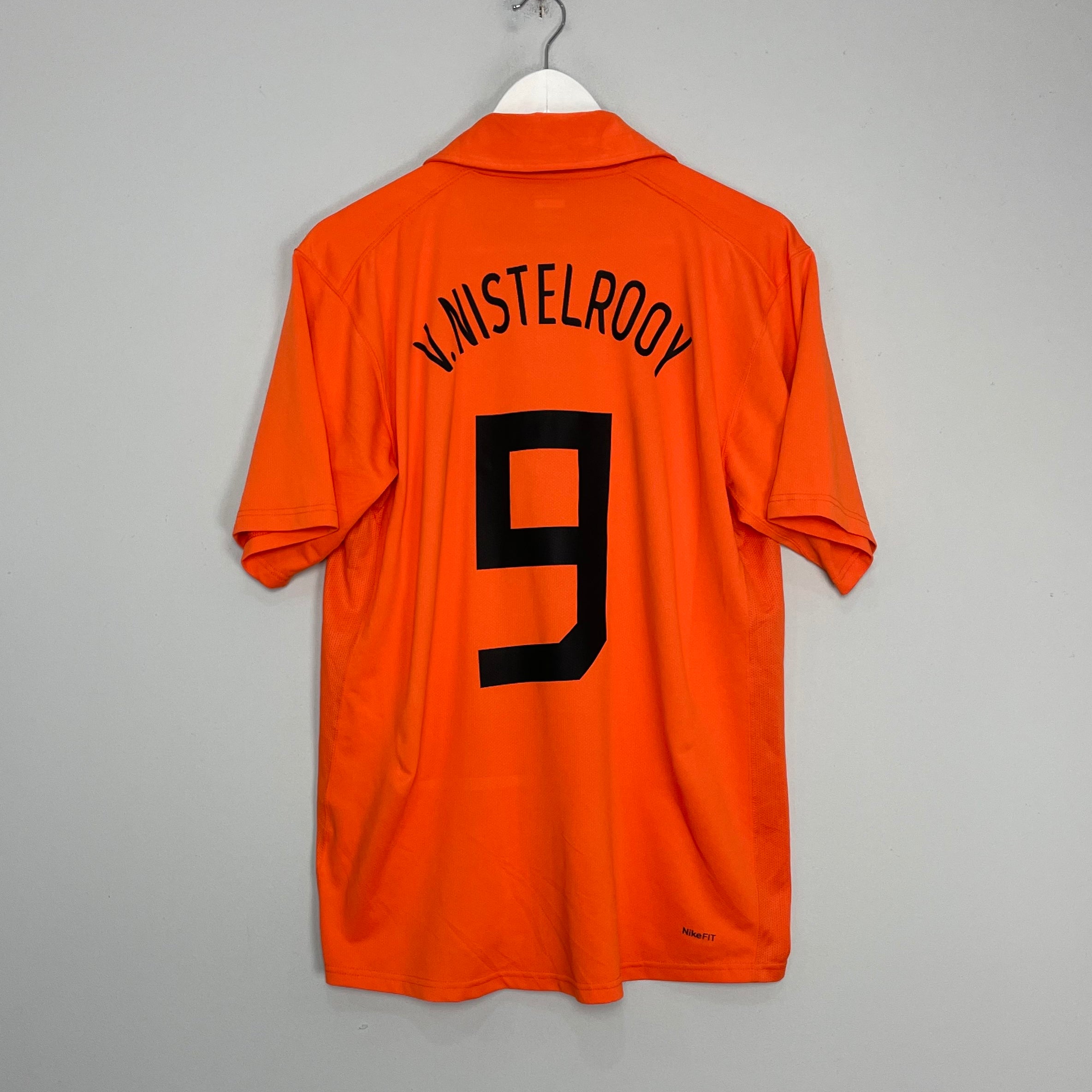 Shop 2006/08 NETHERLANDS V.NESTELROOY #9 HOME SHIRT (L) NIKE, classic football shirts, vintage football shirts & retro soccer jerseys at Cult Kits