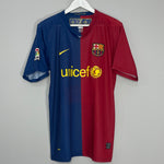 Shop 2008/09 BARCELONA HENRY #14 HOME SHIRT (L) NIKE, classic football shirts, vintage football shirts & retro soccer jerseys at Cult Kits