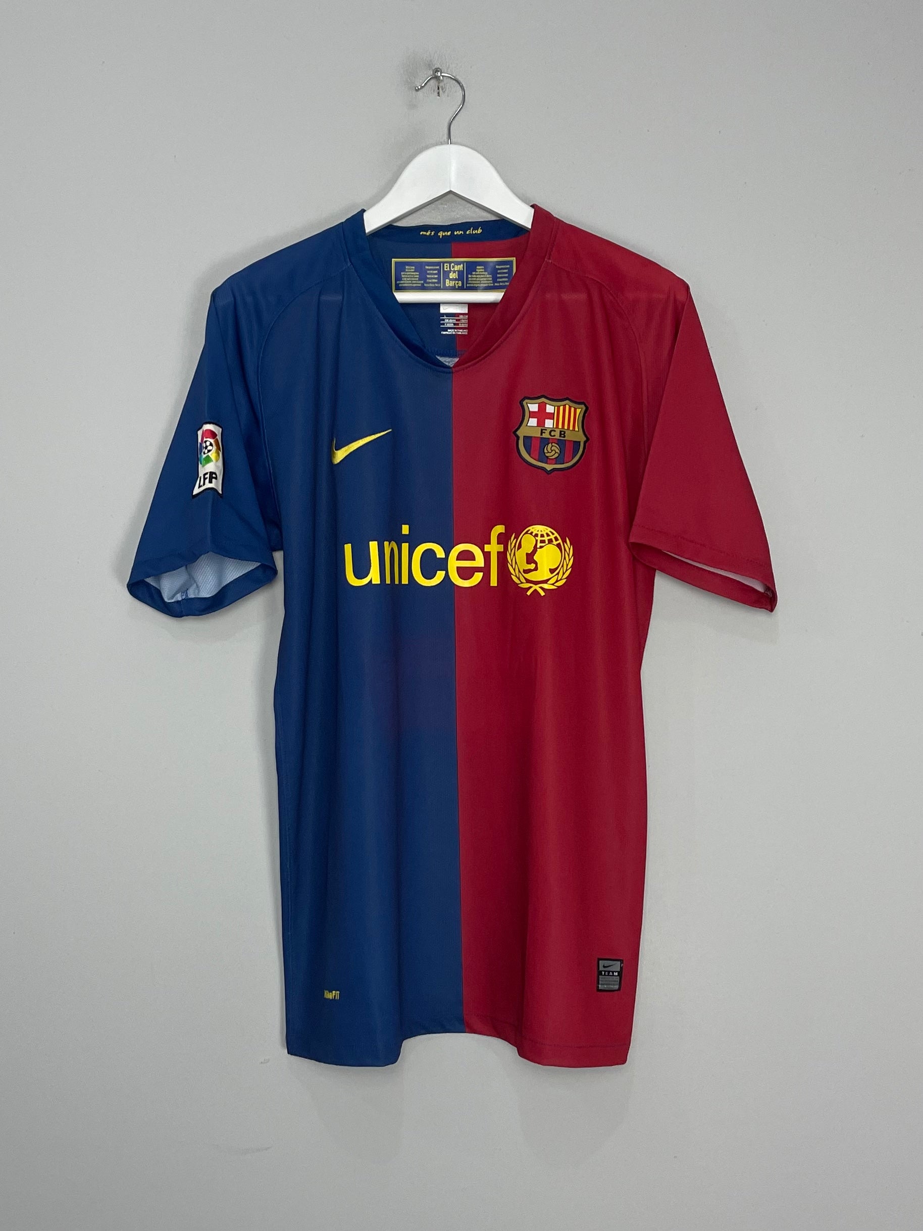 Shop 2008/09 BARCELONA HENRY #14 HOME SHIRT (L) NIKE, classic football shirts, vintage football shirts & retro soccer jerseys at Cult Kits