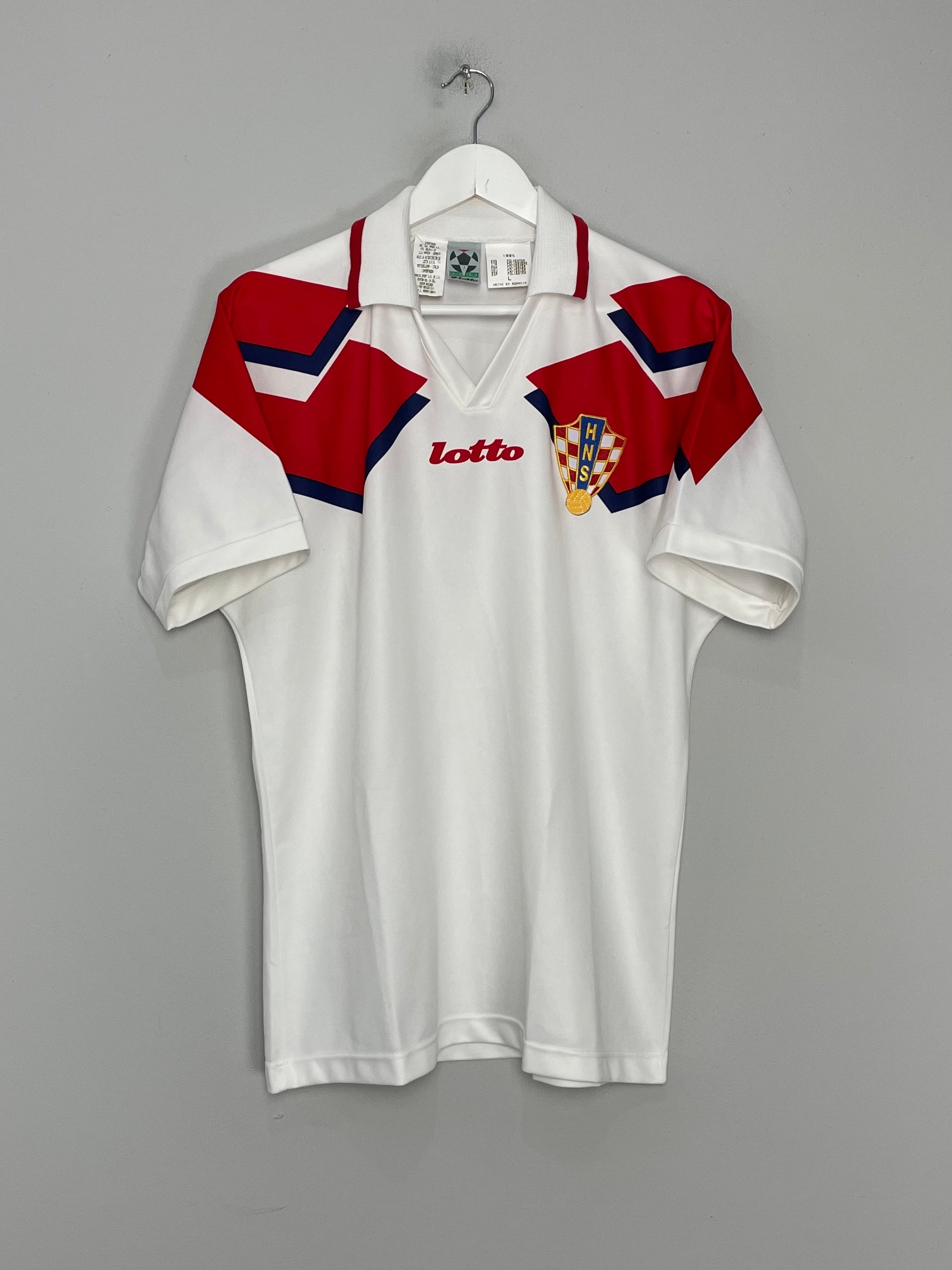 Shop 1994 CROATIA THIRD SHIRT (L) LOTTO, classic football shirts, vintage football shirts & retro soccer jerseys at Cult Kits
