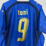 Shop 2006/07 ITALY TONI #9 HOME SHIRT (XL) PUMA, classic football shirts, vintage football shirts & retro soccer jerseys at Cult Kits