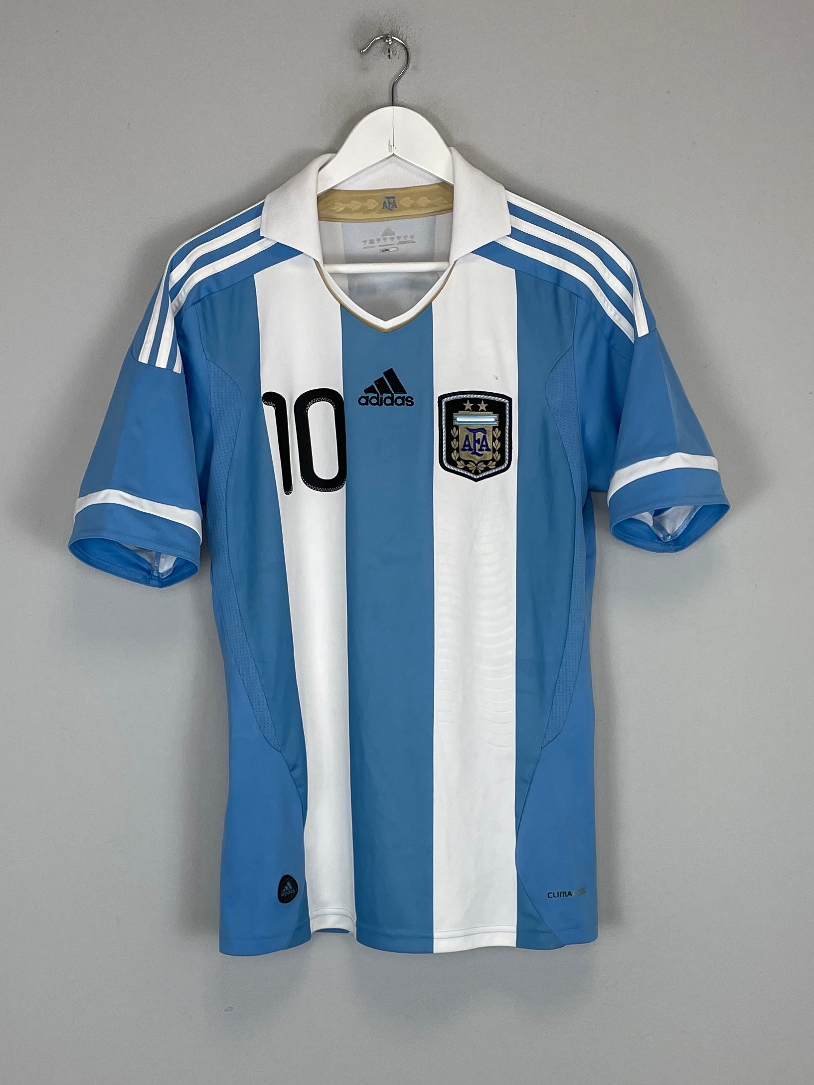 Shop 2011/12 ARGENTINA MESSI #10 HOME SHIRT (S) ADIDAS, classic football shirts, vintage football shirts & retro soccer jerseys at Cult Kits