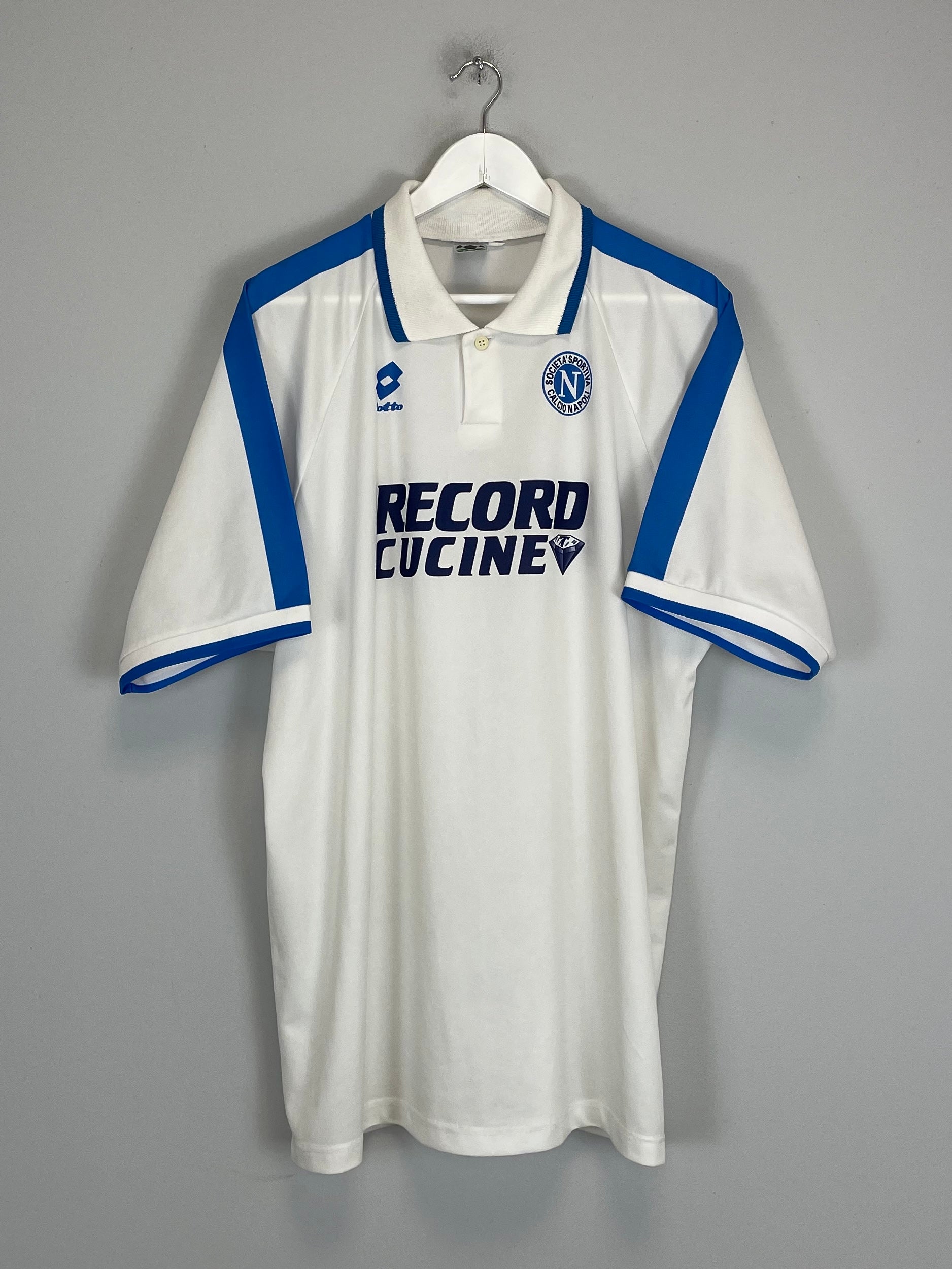 Shop 1995/96 NAPOLI AWAY SHIRT (XXL) LOTTO, classic football shirts, vintage football shirts & retro soccer jerseys at Cult Kits