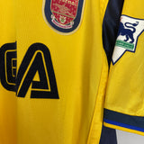 1999/01 ARSENAL SUKER #9 AWAY SHIRT (M) NIKE