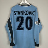 Shop 1998/00 LAZIO STANKOVIC #20 L/S HOME SHIRT (L) PUMA, classic football shirts, vintage football shirts & retro soccer jerseys at Cult Kits