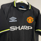 Shop 1998/99 MANCHESTER UNITED THIRD SHIRT (L) UMBRO, classic football shirts, vintage football shirts & retro soccer jerseys at Cult Kits