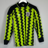 1988/90 ENGLAND GK SHIRT (S) UMBRO