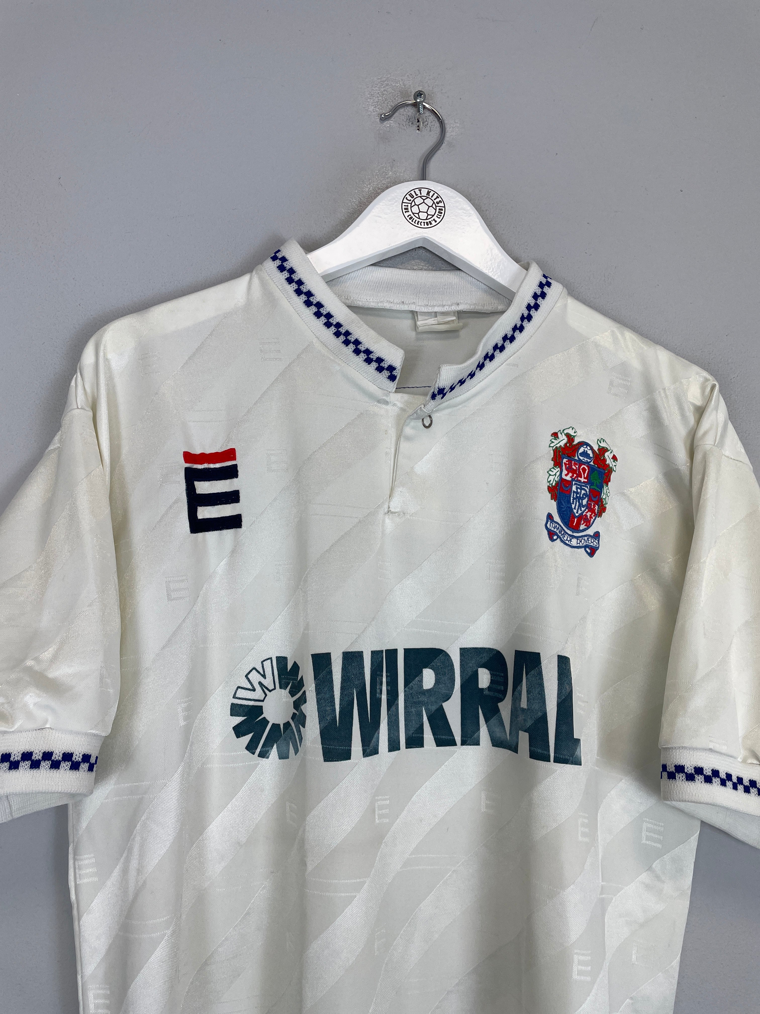 Shop 1989/91 TRANMERE ROVERS #5 *MATCH ISSUE* HOME SHIRT (L), classic football shirts, vintage football shirts & retro soccer jerseys at Cult Kits