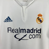 Shop 2001 REAL MADRID ZIDANE #5 HOME SHIRT (L) ADIDAS, classic football shirts, vintage football shirts & retro soccer jerseys at Cult Kits