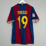 2007/08 BARCELONA MESSI #19 HOME SHIRT (L) NIKE