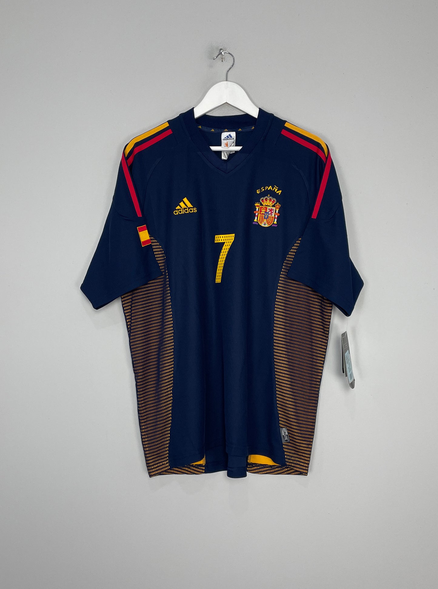 2002/04 SPAIN RAUL #7 *BNWT* AWAY SHIRT (L) ADIDAS