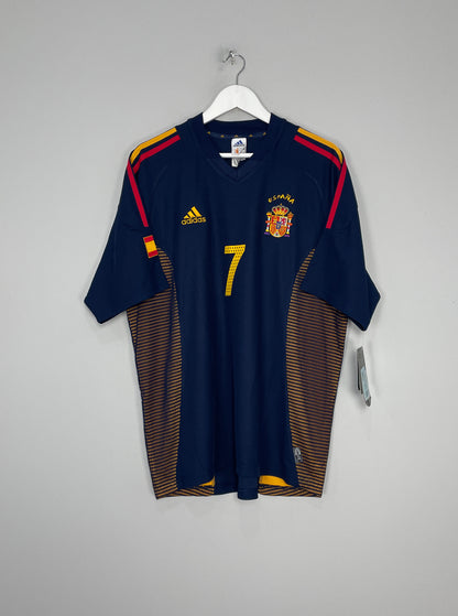 2002/04 SPAIN RAUL #7 *BNWT* AWAY SHIRT (L) ADIDAS