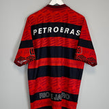 Shop 1995/96 FLAMENGO *CENTENARY* HOME SHIRT (L) UMBRO, classic football shirts, vintage football shirts & retro soccer jerseys at Cult Kits