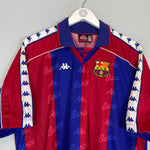 Shop 1992/95 BARCELONA HOME SHIRT (XL) KAPPA, classic football shirts, vintage football shirts & retro soccer jerseys at Cult Kits