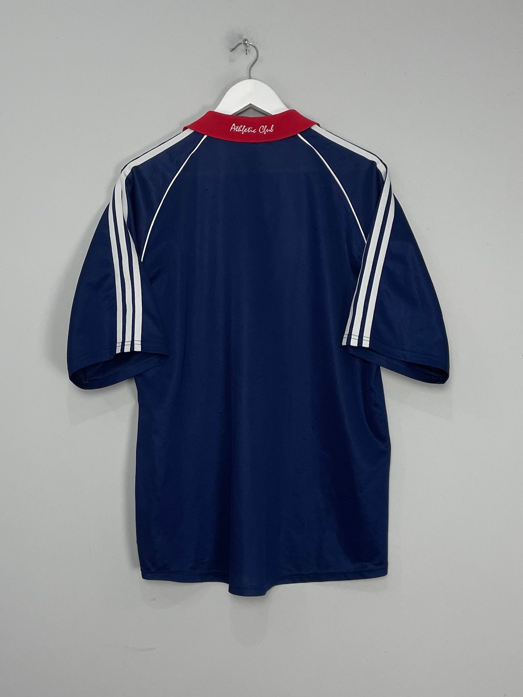Shop 1999/01 ATHLETIC BILBAO AWAY SHIRT (L) ADIDAS, classic football shirts, vintage football shirts & retro soccer jerseys at Cult Kits