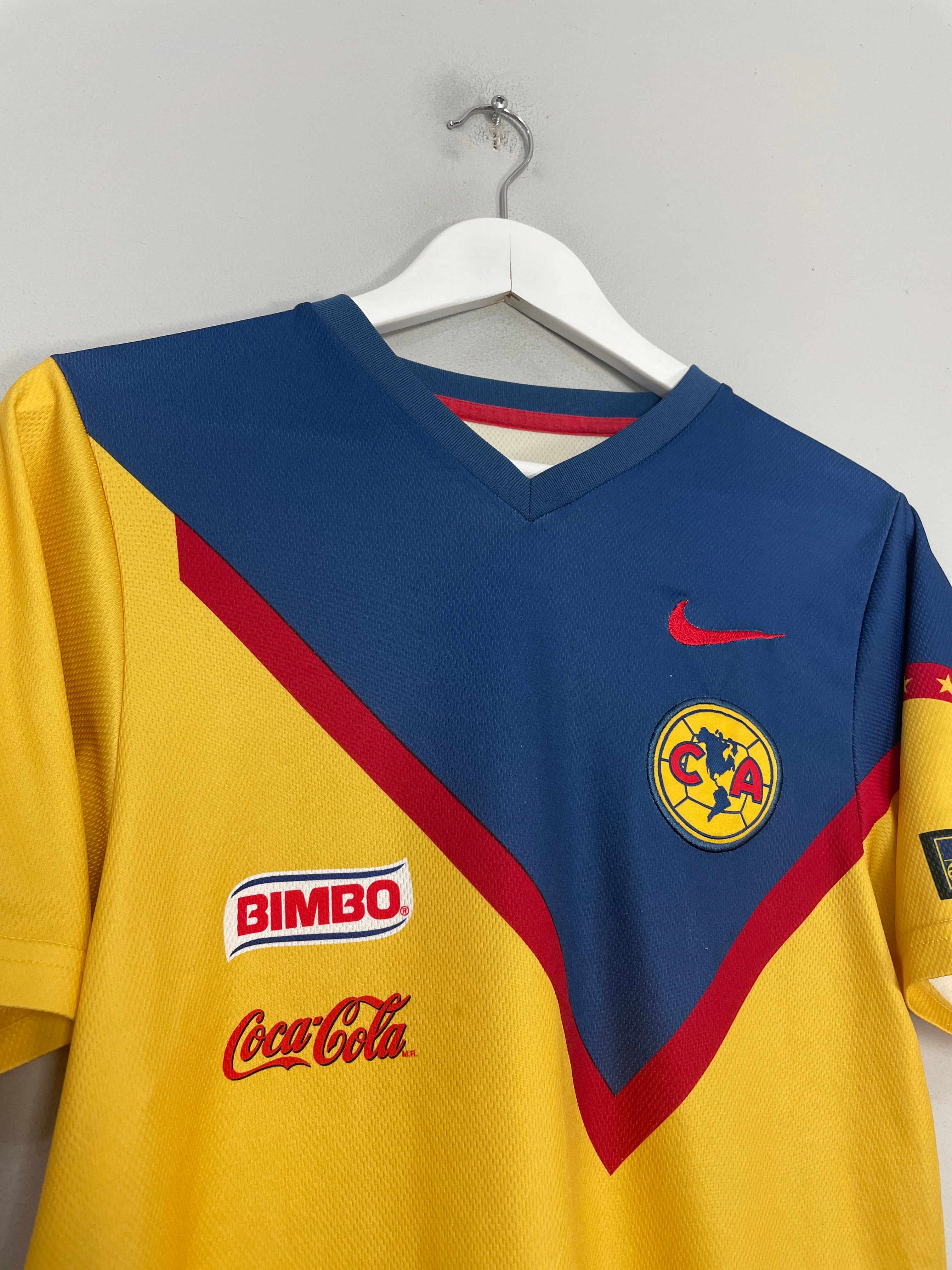 Shop 2006/07 CLUB AMERICA *90 YEAR* HOME SHIRT (S) NIKE, classic football shirts, vintage football shirts & retro soccer jerseys at Cult Kits