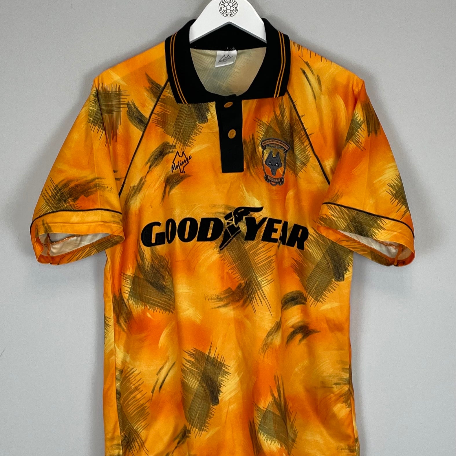 Shop 1992/93 WOLVES HOME SHIRT (M) MOLINEUX, classic football shirts, vintage football shirts & retro soccer jerseys at Cult Kits