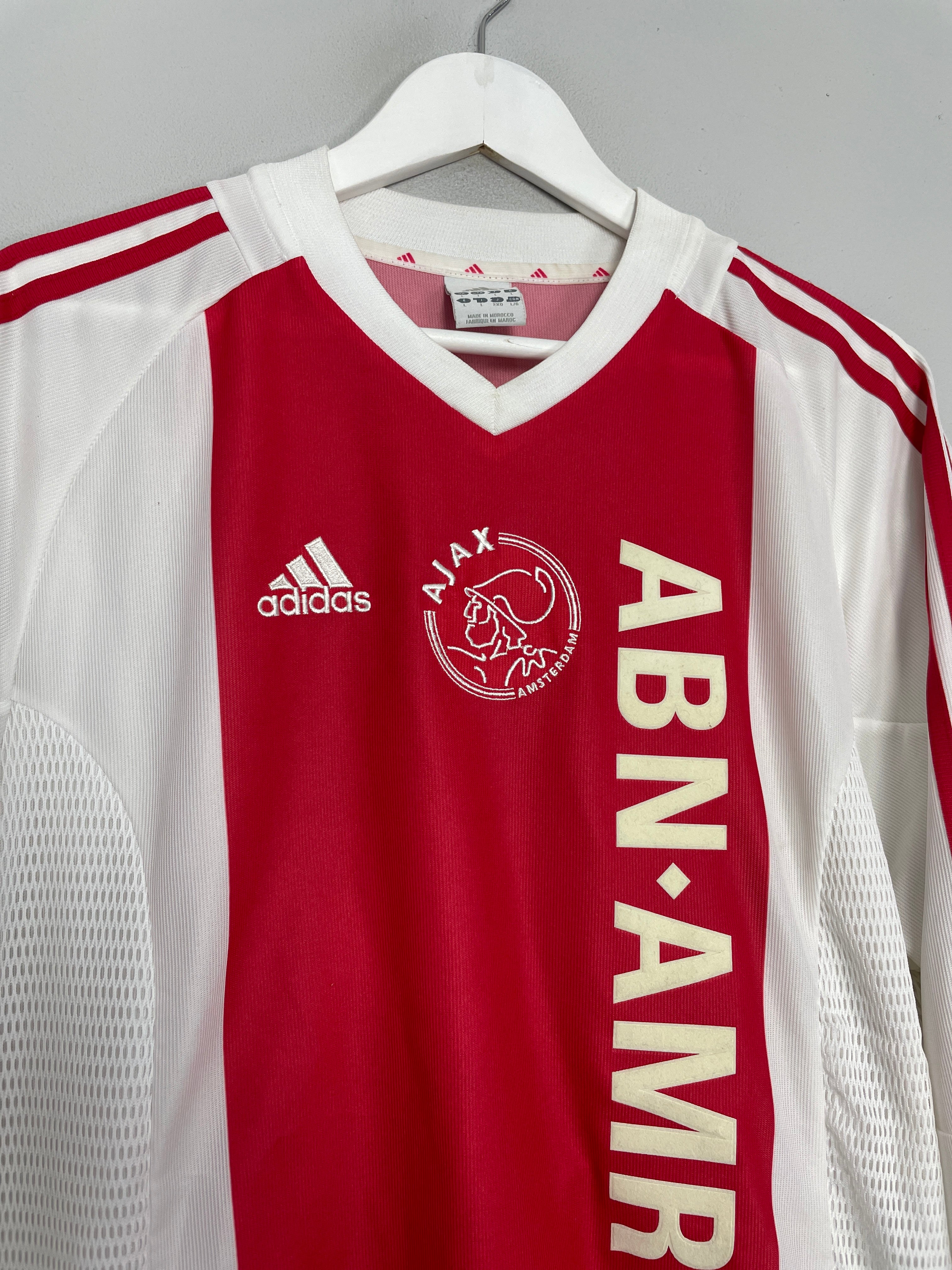 Shop 2003/04 AJAX ZLATAN #7 L/S C/L HOME SHIRT (L) ADIDAS, classic football shirts, vintage football shirts & retro soccer jerseys at Cult Kits