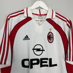 Shop 2001/02 AC MILAN MALDINI #3 AWAY SHIRT (L) ADIDAS, classic football shirts, vintage football shirts & retro soccer jerseys at Cult Kits