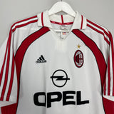 Shop 2001/02 AC MILAN MALDINI #3 AWAY SHIRT (L) ADIDAS, classic football shirts, vintage football shirts & retro soccer jerseys at Cult Kits