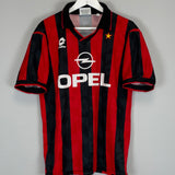 1994/95 AC MILAN HOME SHIRT (L) LOTTO