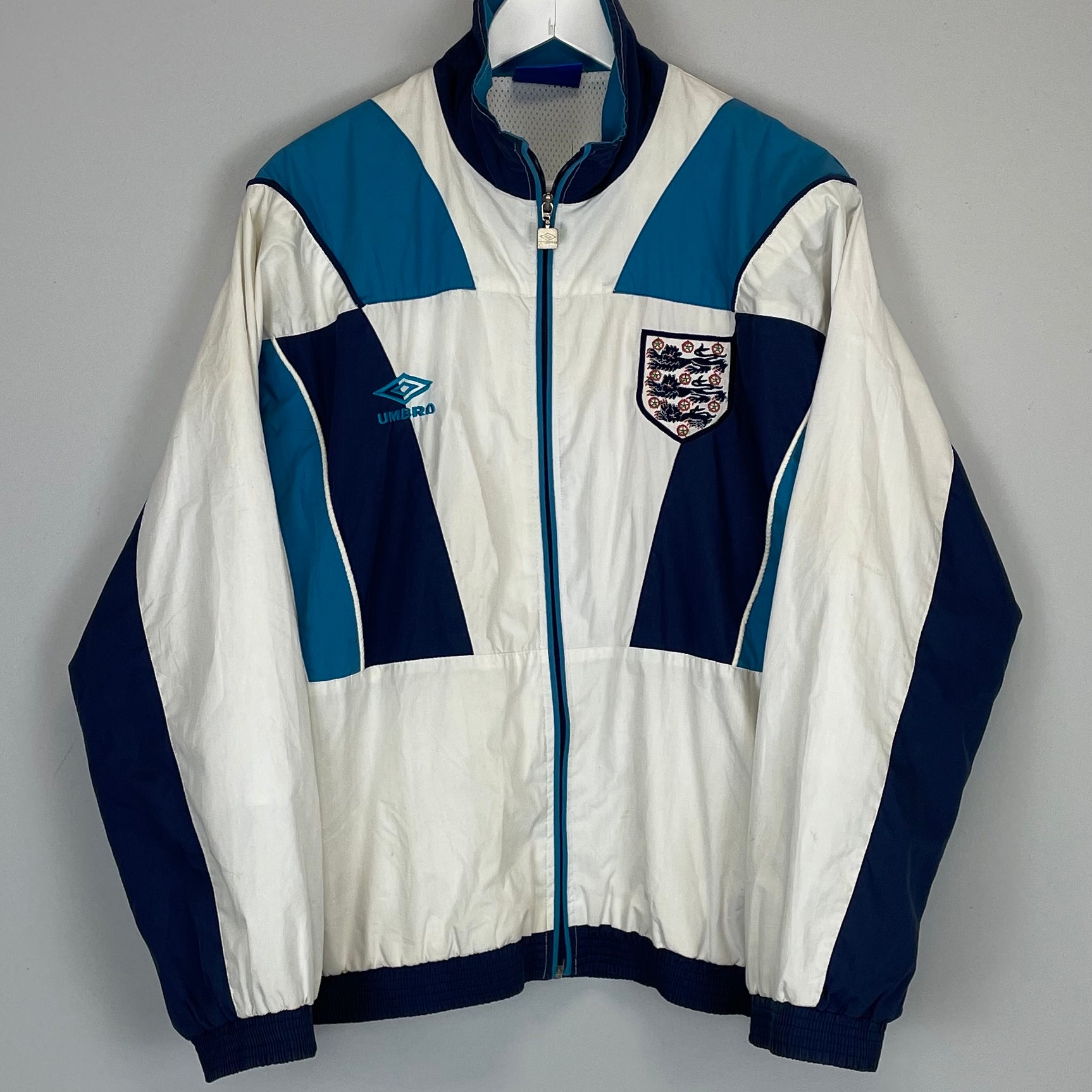 Shop 1993/95 ENGLAND TRACK JACKET (S) UMBRO, classic football shirts, vintage football shirts & retro soccer jerseys at Cult Kits