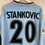 Shop 1998/00 LAZIO STANKOVIC #20 L/S HOME SHIRT (L) PUMA, classic football shirts, vintage football shirts & retro soccer jerseys at Cult Kits