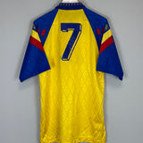 Shop 1991/92 FARNBOROUGH TOWN #7 HOME SHIRT (L) PRO STAR, classic football shirts, vintage football shirts & retro soccer jerseys at Cult Kits