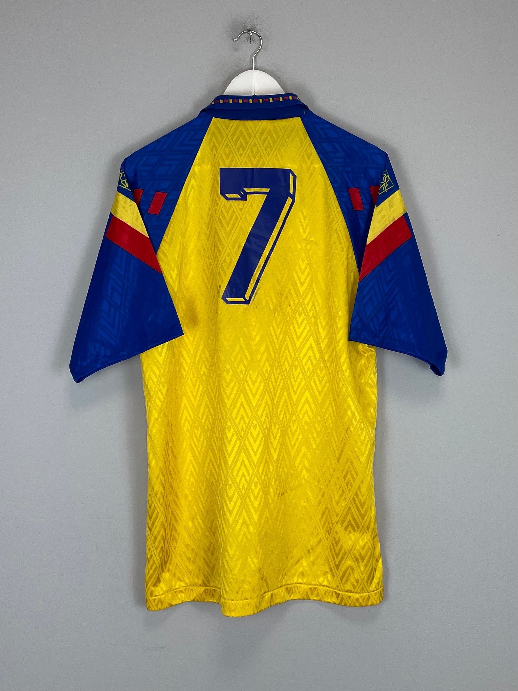 Shop 1991/92 FARNBOROUGH TOWN #7 HOME SHIRT (L) PRO STAR, classic football shirts, vintage football shirts & retro soccer jerseys at Cult Kits