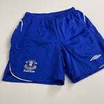 Shop 2008/10 EVERTON HOME SHORTS (L) UMBRO, classic football shirts, vintage football shirts & retro soccer jerseys at Cult Kits