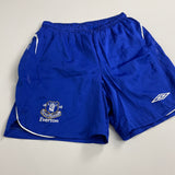 Shop 2008/10 EVERTON HOME SHORTS (L) UMBRO, classic football shirts, vintage football shirts & retro soccer jerseys at Cult Kits