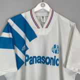 Shop 1991/92 MARSEILLE HOME SHIRT (XL) ADIDAS, classic football shirts, vintage football shirts & retro soccer jerseys at Cult Kits